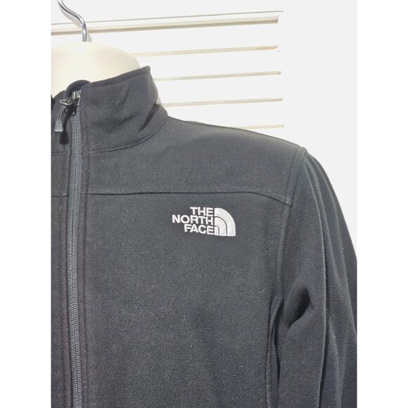 The North Face Mens Black Windwall Full Zip Stand Collar Fleece Jacket Sz M 2896 - Picture 3 of 10
